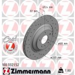 Brzdový kotouč ZIMMERMANN 100.3321.52 | Zboží Auto