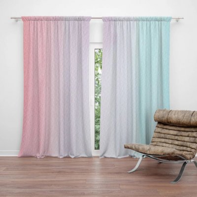 Sablio Závěs Cukrová vata: 2ks 140x250cm – Hledejceny.cz