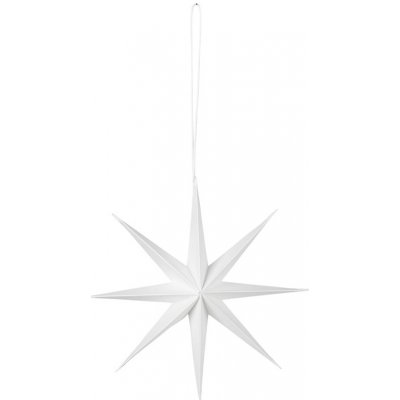 Broste Vánoční papírová hvězda na zavěšení STAR 15 cm bílá – Hledejceny.cz