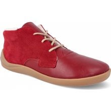 Jampi Barefoot dámské zimní boty City červené