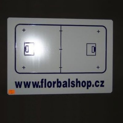Trenérská tabulka Florbalshop.cz A4 oboustranná – Sleviste.cz