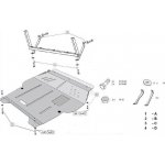 Kryt pod motor AUDI A3 Hatchback (8L1) - Plech - 8595698041357 – Hledejceny.cz