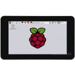 7" kapacitní dotykový displej pro Raspberry Pi, DSI, 800×480 s 5MP kamerou a pouzdrem – Sleviste.cz