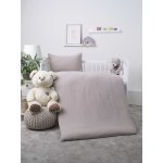 Mušelínové povlečení do postýlky Alexia cappuccino 100 × 135 cm 40 x 60 cm – Hledejceny.cz