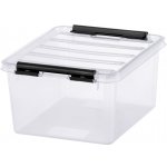 SMARTSTORE Úložný box Classic 2, průhledný, plast, 2 l, černé úchytky, SMARTSTORE 3521070 223765 – Zboží Živě