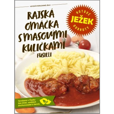 Ježkovy krabičky Rajská omáčka s masovými kuličkami Fusilli 450 g – Zboží Dáma