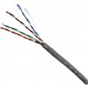síťový kabel Datacom 1102 UTP, drát, CAT5E, PVC, 500m, šedý