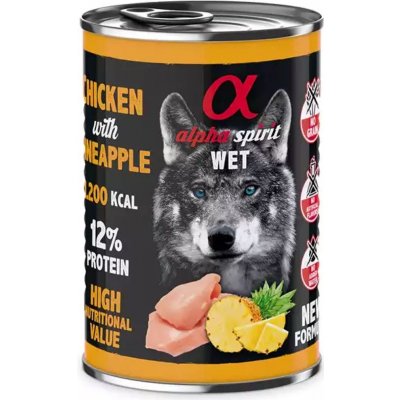 Alpha Spirit Wet Chicken & Pineapple 400 g