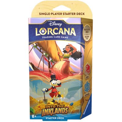 Lorcana TCG: Into the Inklands Starter Deck Ruby/Sapphire – Zboží Živě