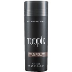 Toppik Hair Building Fibers Zahušťovací vlákna na vlasy a vousy Tmavě Hnědá 27 g