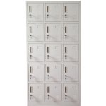 ZLKL Šatní skříňka s 15 boxy šedá Sk0096 – Hledejceny.cz