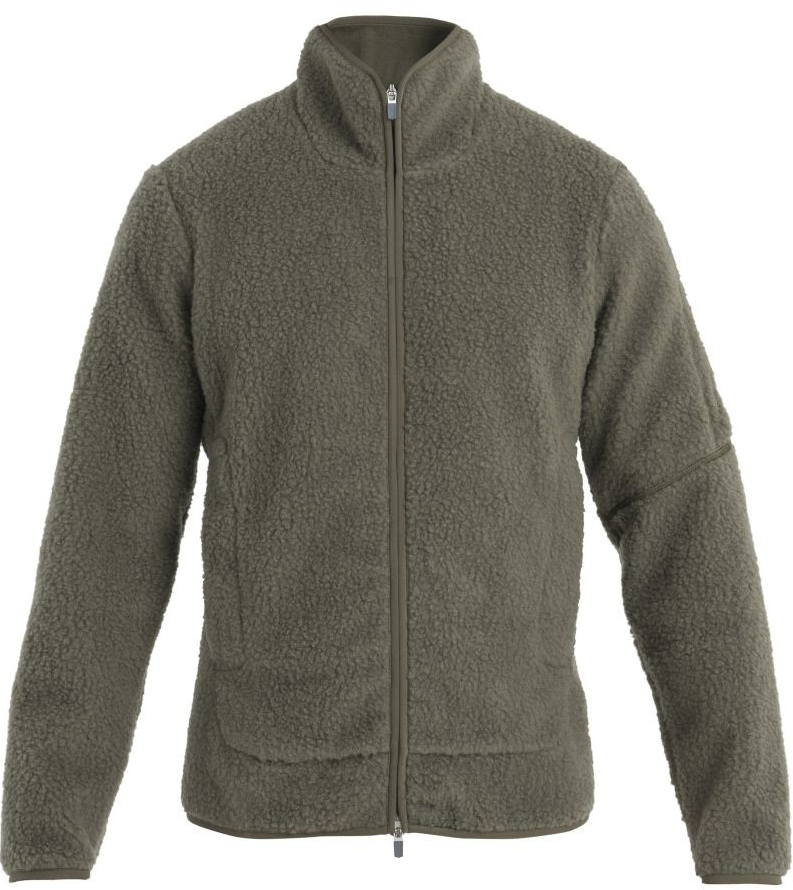 ICEBREAKER Mens RealFleece High Pile LS Zip Loden