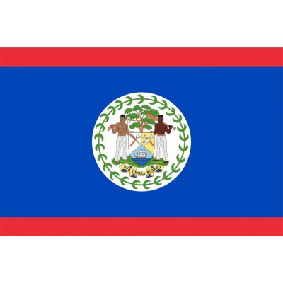 Belize vlajka - 30 x 45 cm - tunel, karabina – Hledejceny.cz