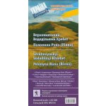 Verchovynskyj chrebet, Polonyna Runa - Karpaty, Ukrajina - turistická mapa 1:50.000 lamino, Хребет Верхового, Полонина Руна - Карпати, Україна - туристична карта 1: 50 000 ламіновані – Hledejceny.cz