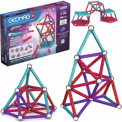 GEOMAG Glitter panels Recycled 60 – Zboží Mobilmania