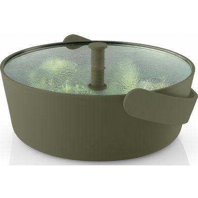 Napařovací nádoba GREEN TOOL 2 l, do mikrovlnky, zelená, sklo / plast, Eva Solo – Sleviste.cz