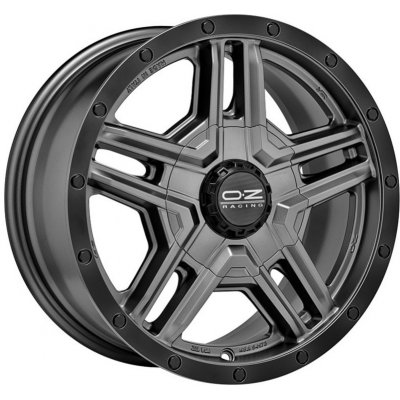 OZ Rally ADVENTURE 8x17 5x127 ET0 matt graphite black lip | Zboží Auto