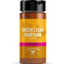 Fire & Smoke BBQ Grilovací koření Chica Licka Bam Bam Poultry Rub 303 g