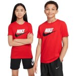 Nike SPORTSWEAR TEE FUTURA Dětské triko červená – Zboží Dáma