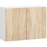 DobreSny Závěsná skříňka Lima 80 x 58 cm dub sonoma / bílá – Sleviste.cz