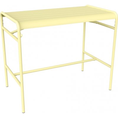 Fermob Luxembourg 126 x 73 cm kovový barový stůl Citronově žlutý – Hledejceny.cz