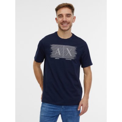 Armani Exchange triko modrá