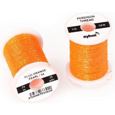 Sybai Lametka Perdigon Thread Fluo Orange Pearl – Hledejceny.cz