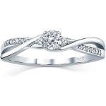 SILVEGO stříbrný prsten se Swarovski Zirconia FNJR085sw – Zboží Mobilmania