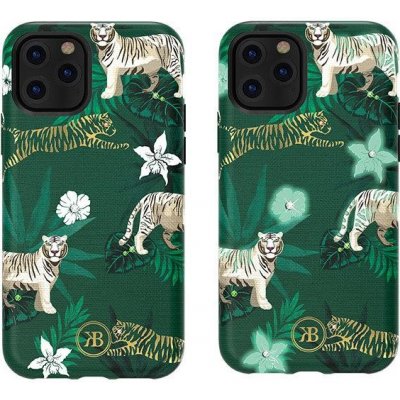 Pouzdro Kingxbar Forest zářící v tmavým obalu zdobeným originálními krystaly Swarovski iPhone 11 Pro multicolor Tiger – Zboží Mobilmania