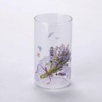 decoDoma Sklenice LEVANDULE 320 ml – Zboží Dáma