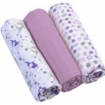 BabyOno Pleny mušelínové - Super soft 3ks - Modré