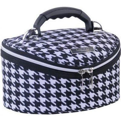 Inter Vion 415062 Malý cestovní kosmetický kufřík houndstooth 23x14x14 cm černá – Hledejceny.cz
