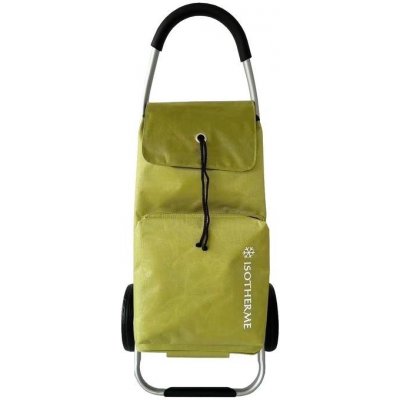 Madisson A32034 Velká nákupní taška na kolečkách zelená – Zboží Mobilmania
