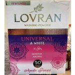 Lovran Universal & White Univerzální prášek na bílé prádlo 2,5 kg 50 PD – Zboží Dáma
