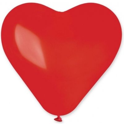 GODAN Balón SRDCE VELKÉ červené 44 cm Valentýn Svatba