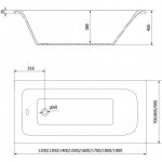 MEXEN Vega 140 x 70 cm 55011407000 – Hledejceny.cz