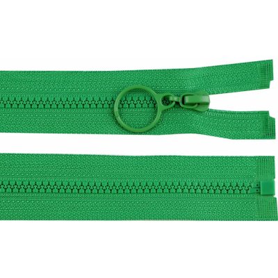 Kostěný zip No 3 délka 30 cm s kroužkem, malé, 243 zelené kapradí – Hledejceny.cz