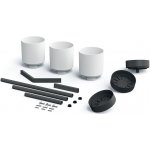 PROSPERPLAST Stojan na květiny BLOOMIE STAND bílý 54 cm – Zboží Dáma