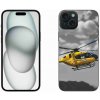 Pouzdro a kryt na mobilní telefon Apple mmCase Gelové iPhone 15 Plus - žlutá helikoptéra