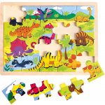 Bino puzzle Dinosauři 20 dílků – Hledejceny.cz