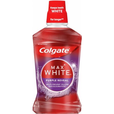 Colgate Max White Purple Reveal bělicí ústní voda 500 ml – Hledejceny.cz
