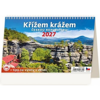 Křížem krážem Českou republikou stolní 2027 – Hledejceny.cz