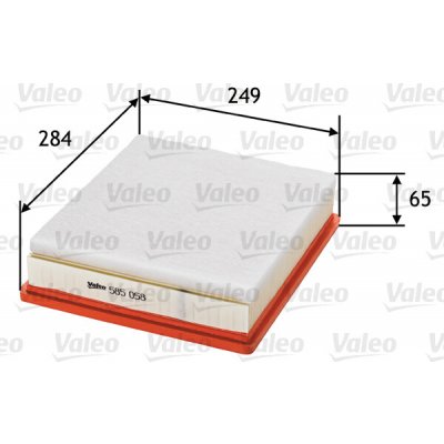 Vzduchový filtr VALEO 585058 – Hledejceny.cz