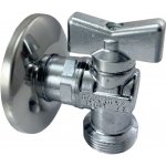 TIEMME pračkový ventil 1/2" x 3/4" s rosetou, chrom – Zboží Dáma