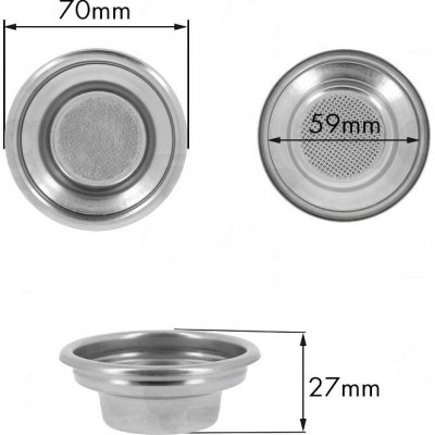Filtr páky 1 šálek 7 g 70x27 mm La Marzocco – Hledejceny.cz