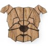 Brož BeWooden dřevěná brož ve tvaru psa Heřman BR28