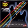 Struna DR Strings Neon Multi-Color NMCB5-45