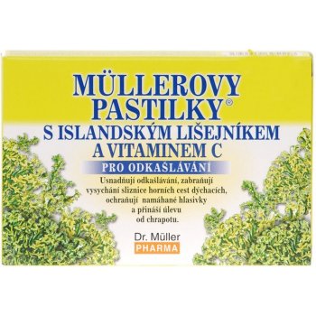 Dr. Müller Müllerovy pastilky s islandským lišejníkem a Vitamínem C 24 ks