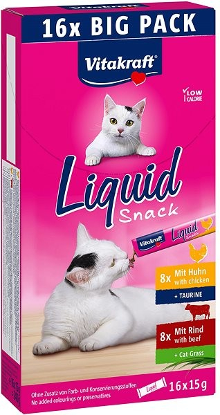 Vitakraft Cat Liquid Snack Big Pack 16 x 15 g