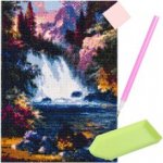 ISO 16216 Diamantové malování 30 x 40 cm vodopád – Hledejceny.cz